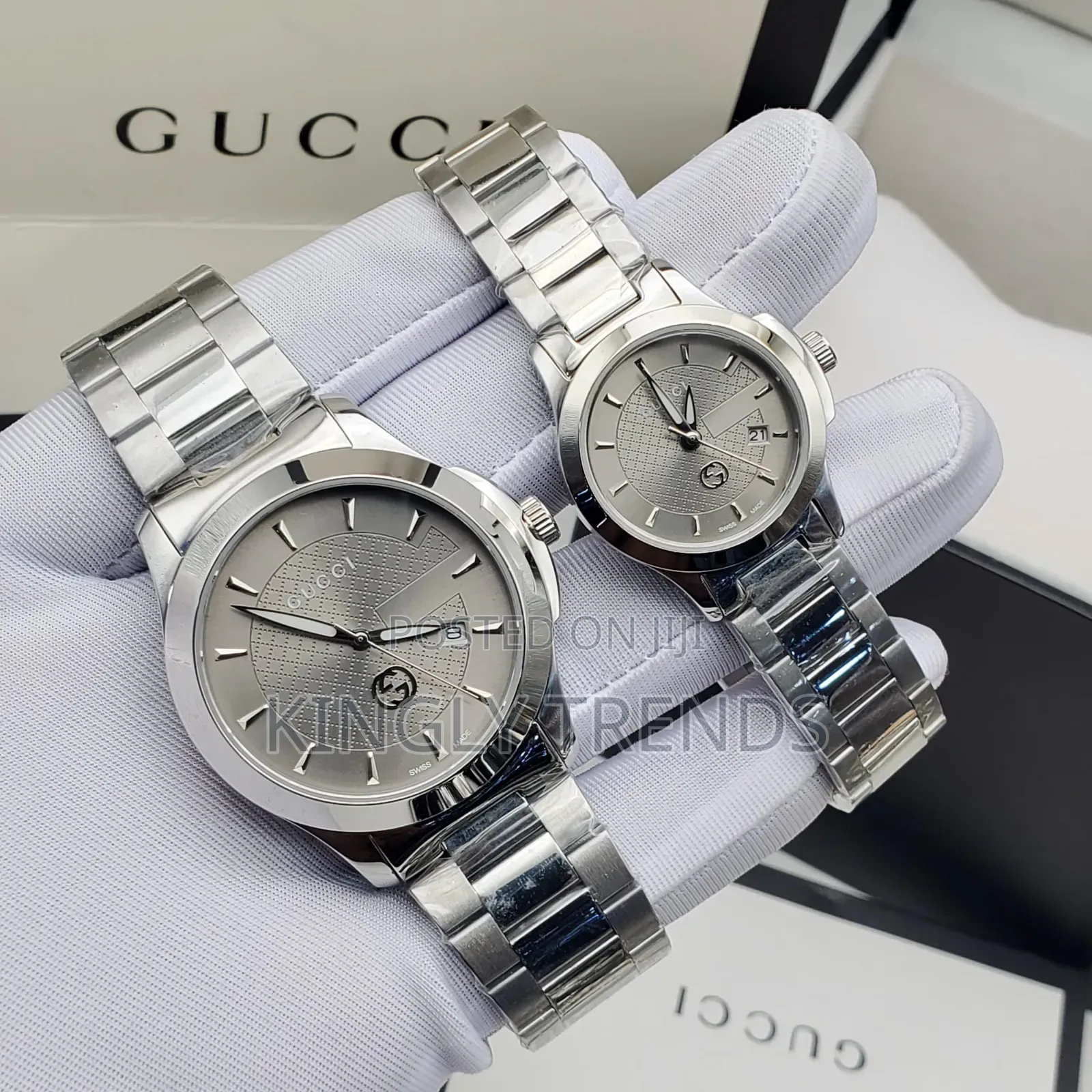 Luxury Gucci Stainless Wristwatch All Faces