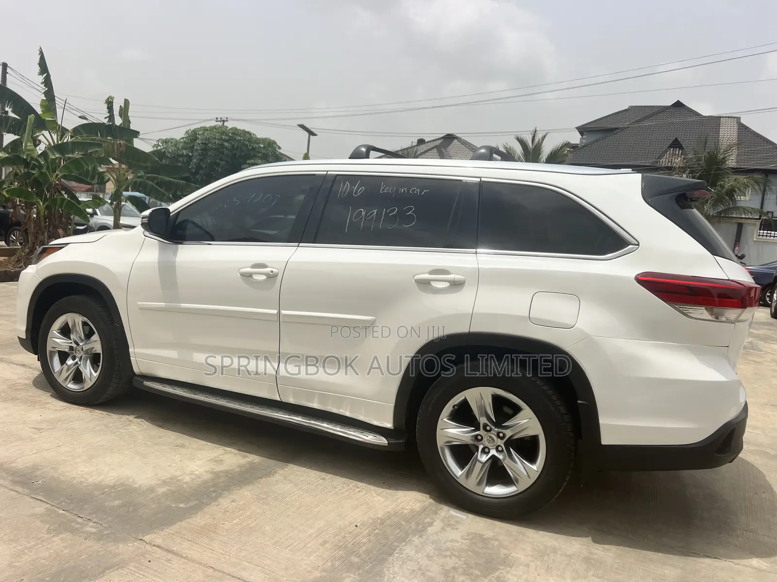 Toyota Highlander Limited V6 4x2 (3.5L 6cyl 6A) 2016 White