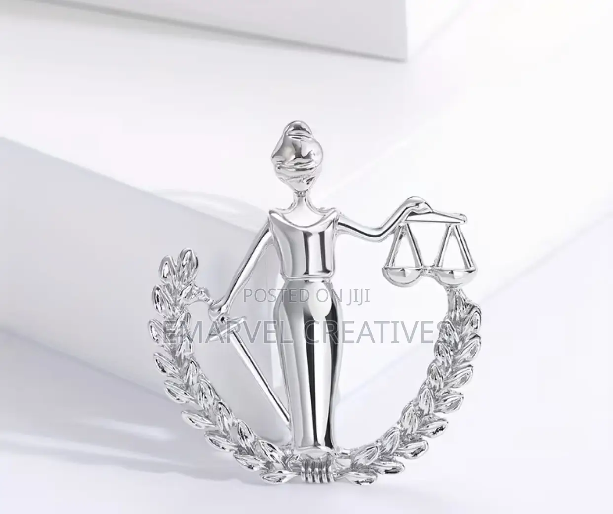 Vintage Libra Zodiac Brooch Pin - Lawyer Brooch