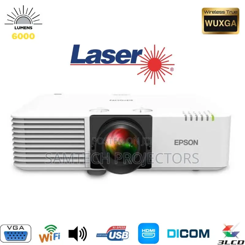 New Model Epson Laser Projector Large Venue 6000 Lumens, Lagos ,Abuja