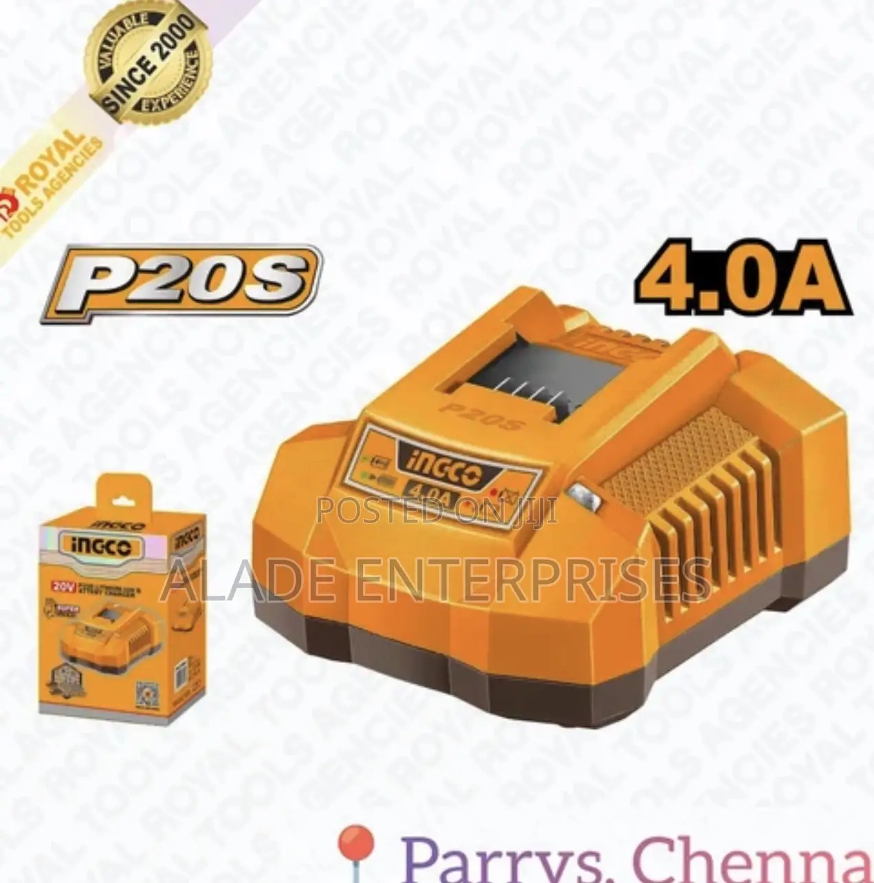 Ingco Charger For Battery 4.0ah