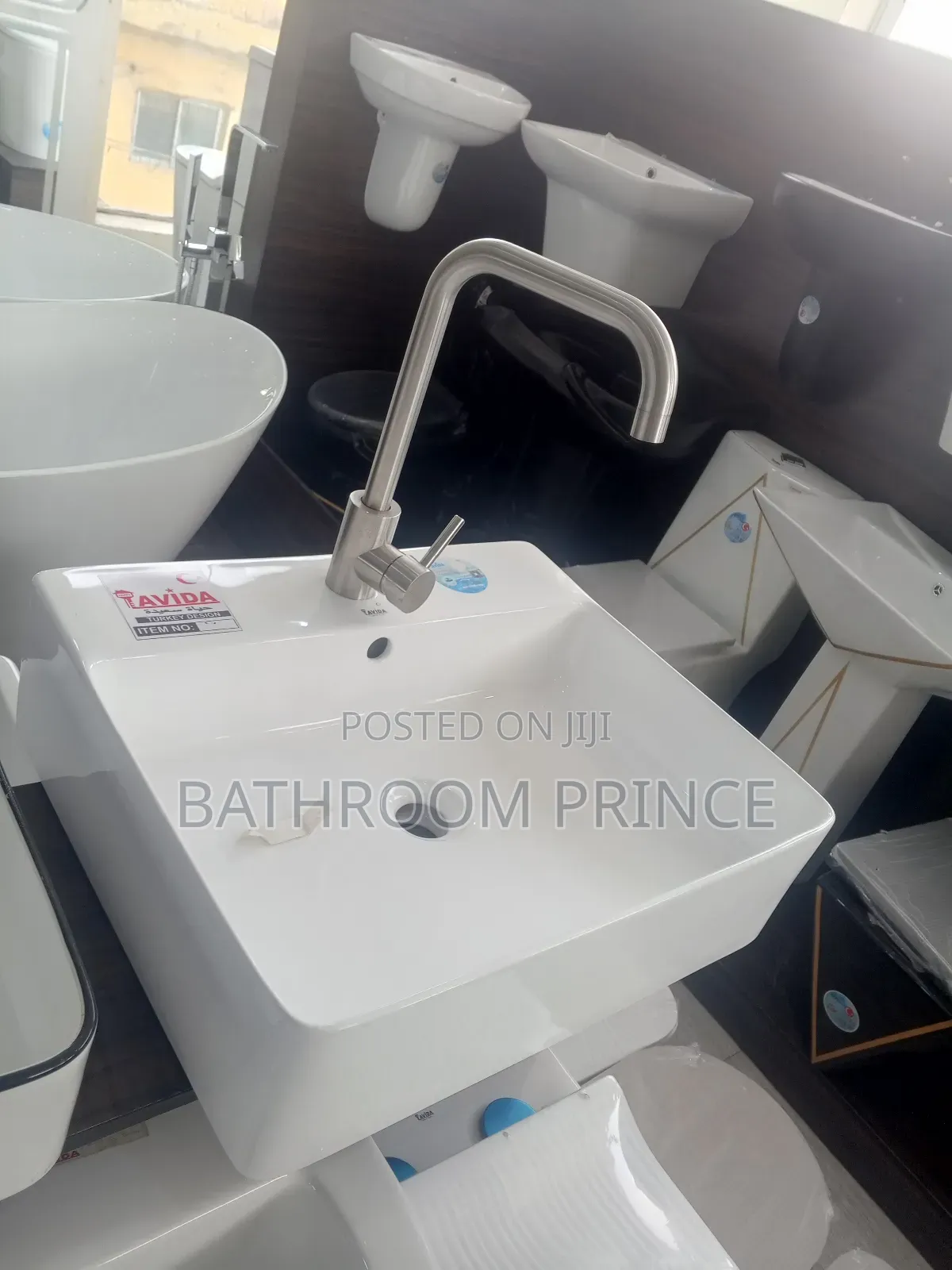 Countertop Basin With Mixer Tap