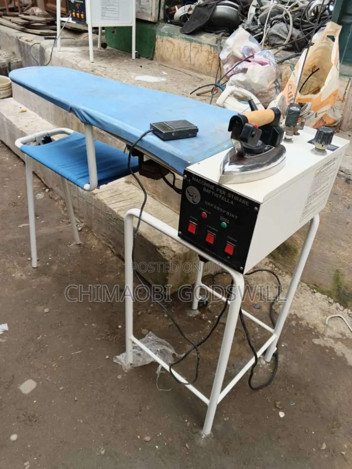 Original Single Face Ironing Table and Iron With Vacuum and Element