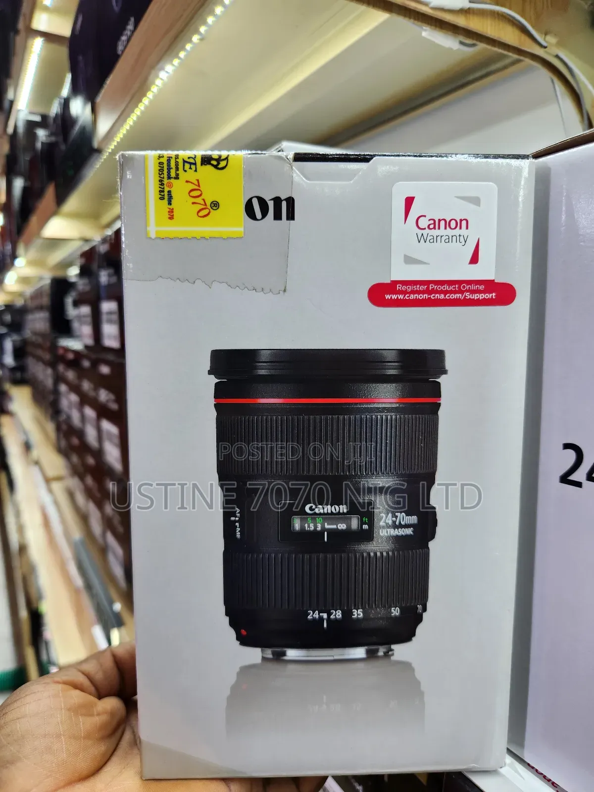Ef 24-70mm F2.8l Ii Usm Canon Lens (New)