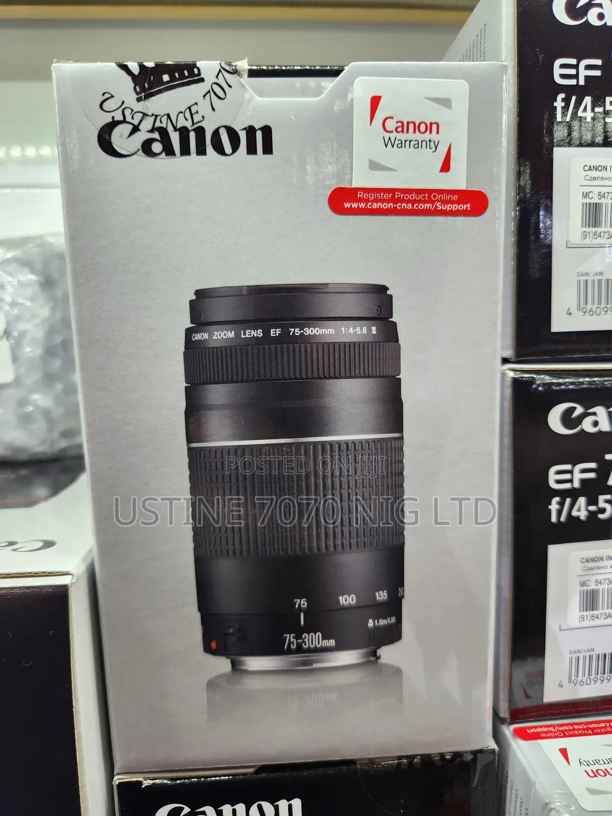 Ef 75-300mm Canon Lens (New)