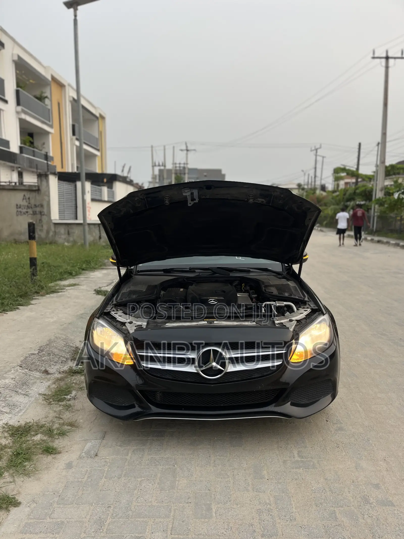 Mercedes-Benz C300 Base 4Matic Coupe AWD (2.0L 4cyl 7A) 2017 Black