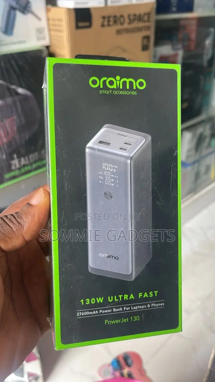 Oraimo 27600mah Powerbank(130w Ultra Fast