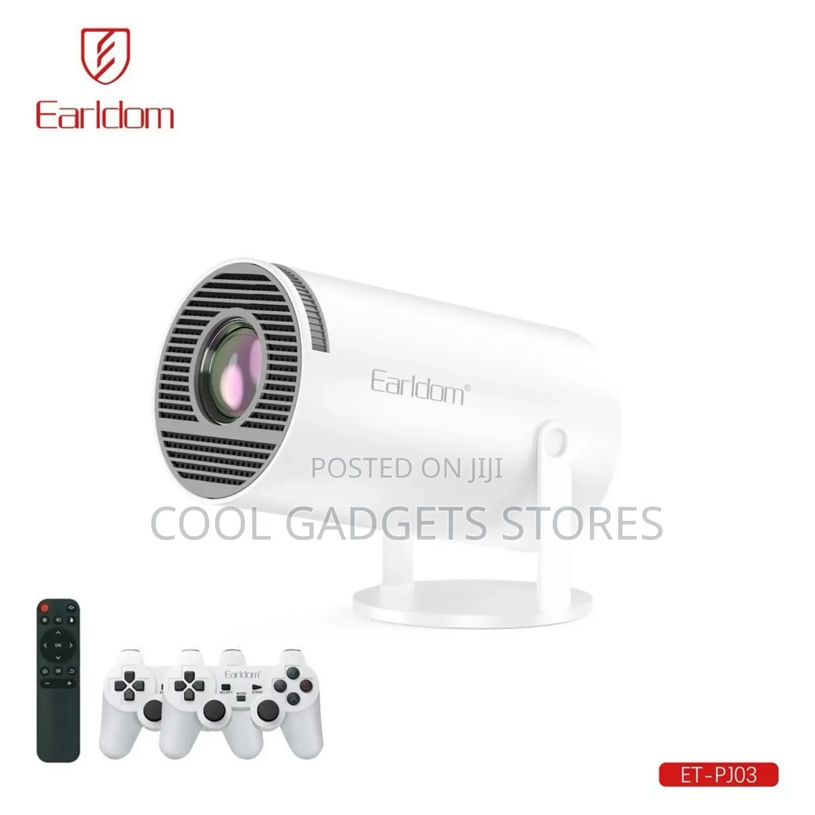 Earldom Pj03 Gaming Projector With 2 Pad