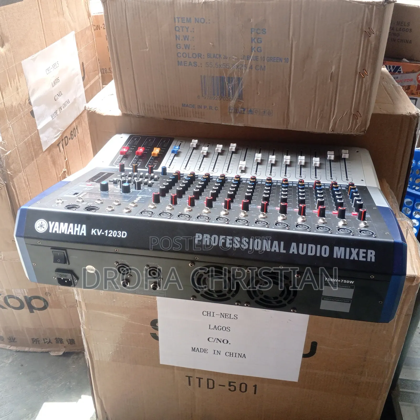 Professional 12 Channels Yamaha Powered Mixer