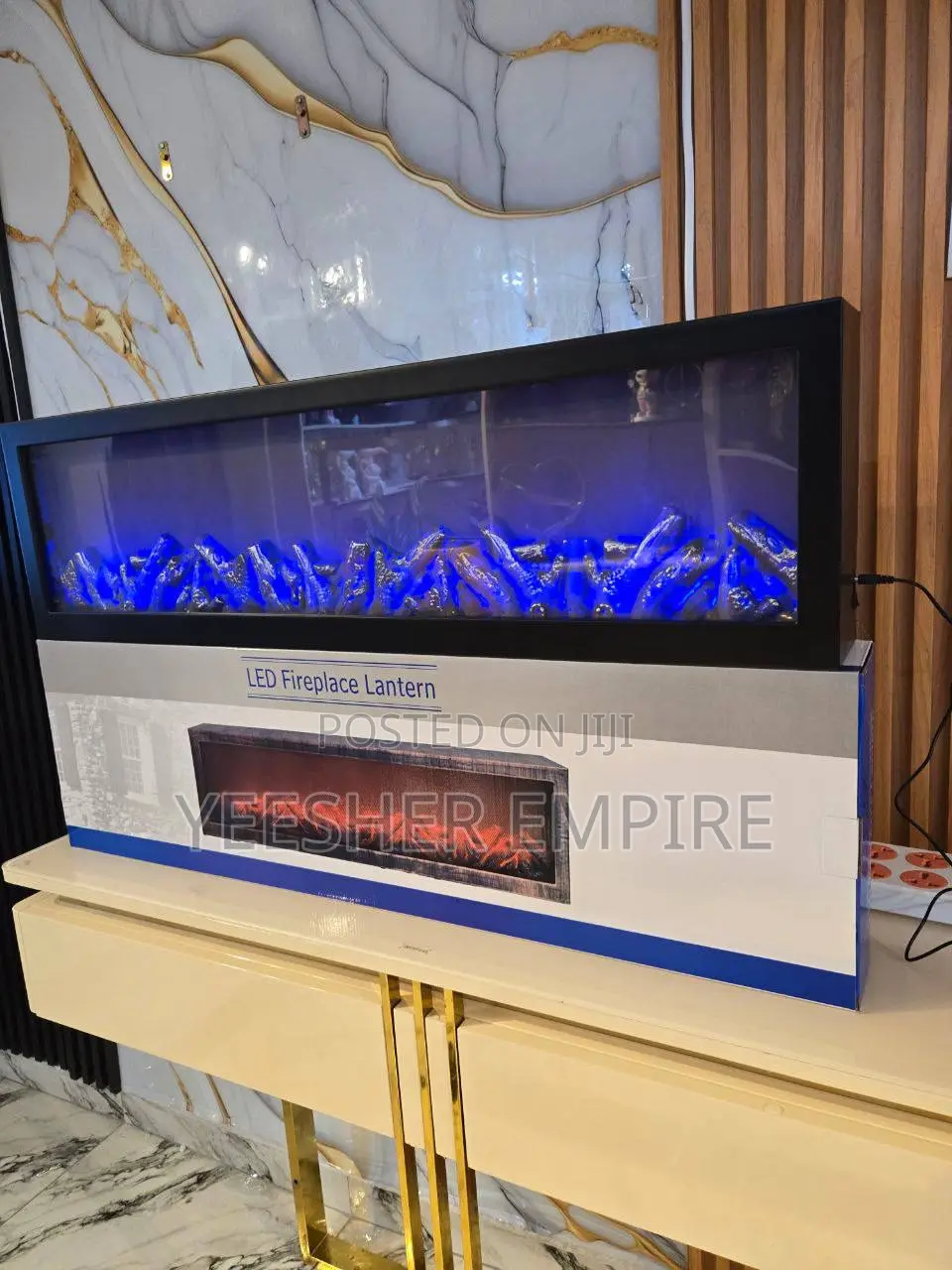 Extra Large Multicolor 3d Fireplace