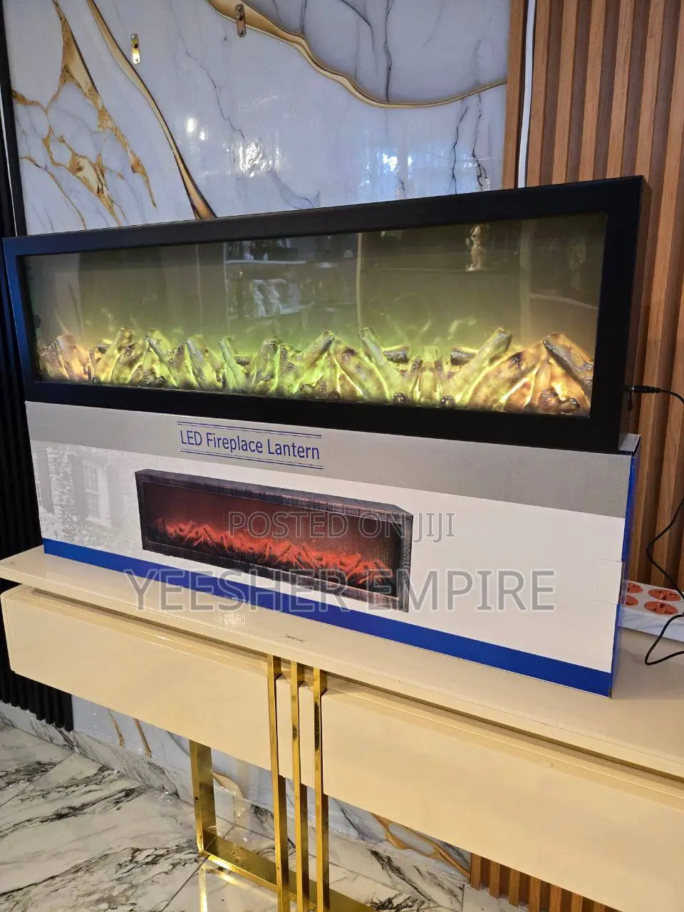 Extra Large Multicolor 3d Fireplace