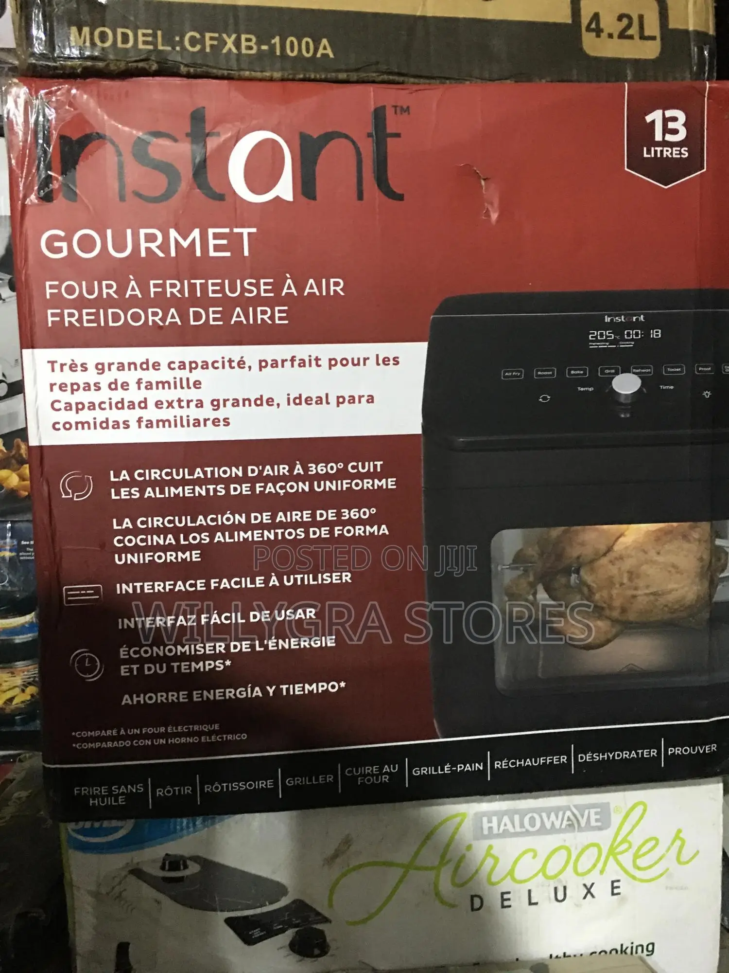 Instant 13litre 9 In 1 Digital Large Air Fryer Oven