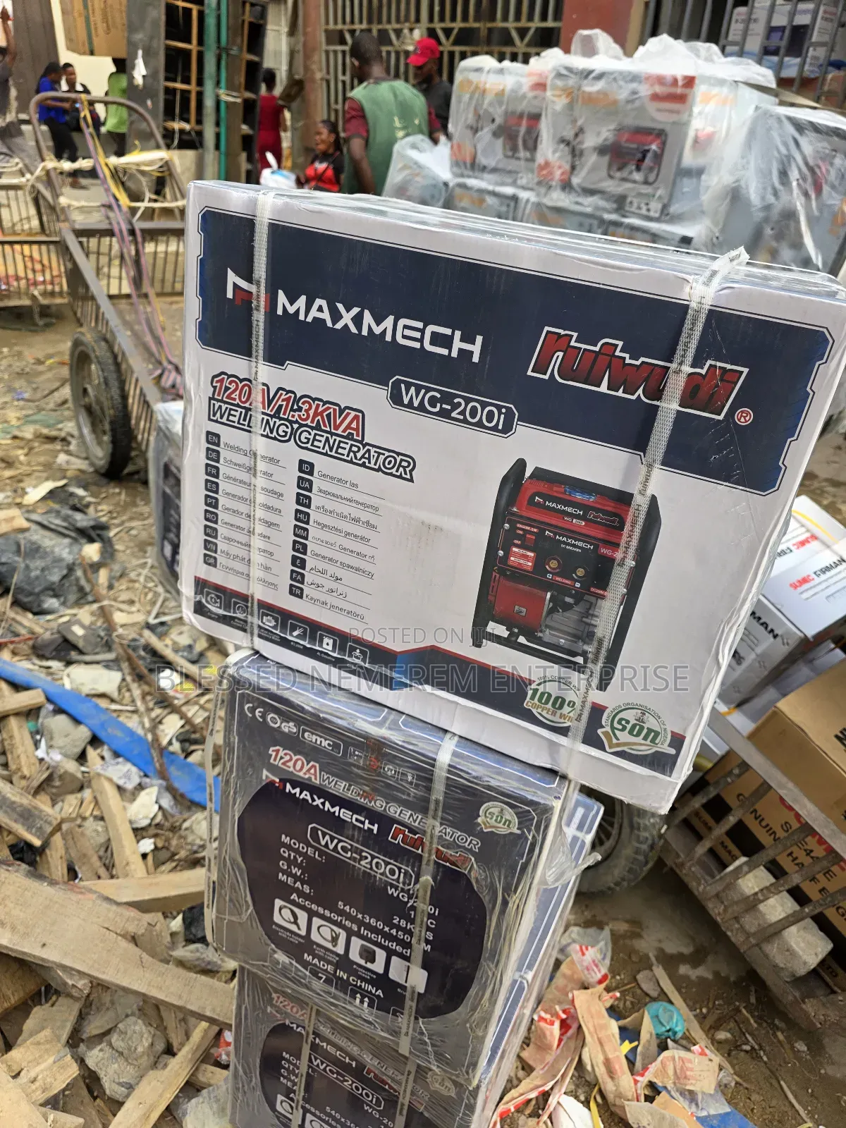 I Sell Maxmech Welding Machine Inverter Petrol Gen Wg-200i(120a)