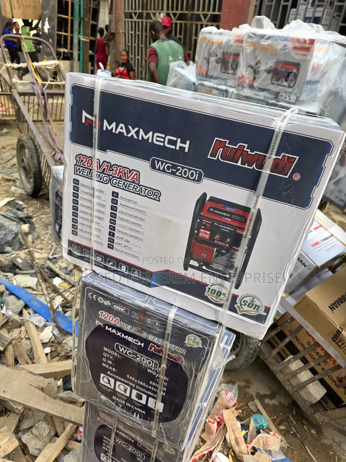 I Sell Maxmech Welding Machine Inverter Petrol Gen Wg-200i(120a)