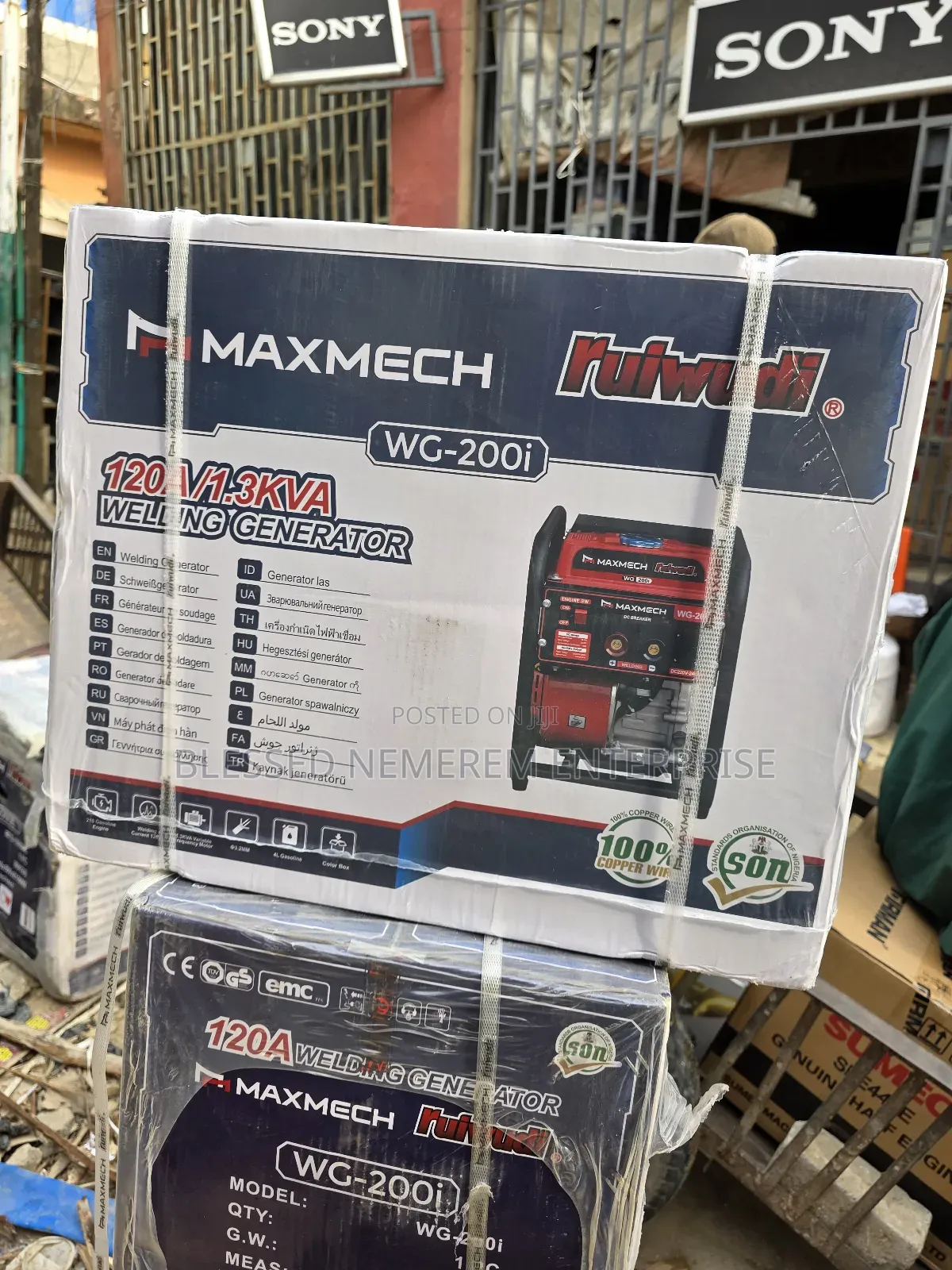 I Deal on Maxmech Welding Machine Inverter Petrol Gen Wg-200i(120a)