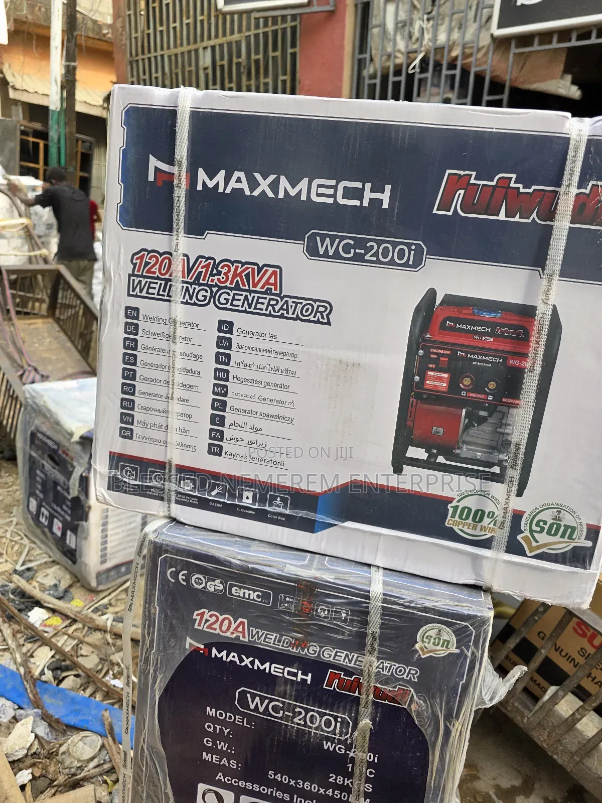 I Deal on Maxmech Welding Machine Inverter Petrol Gen Wg-200i(120a)