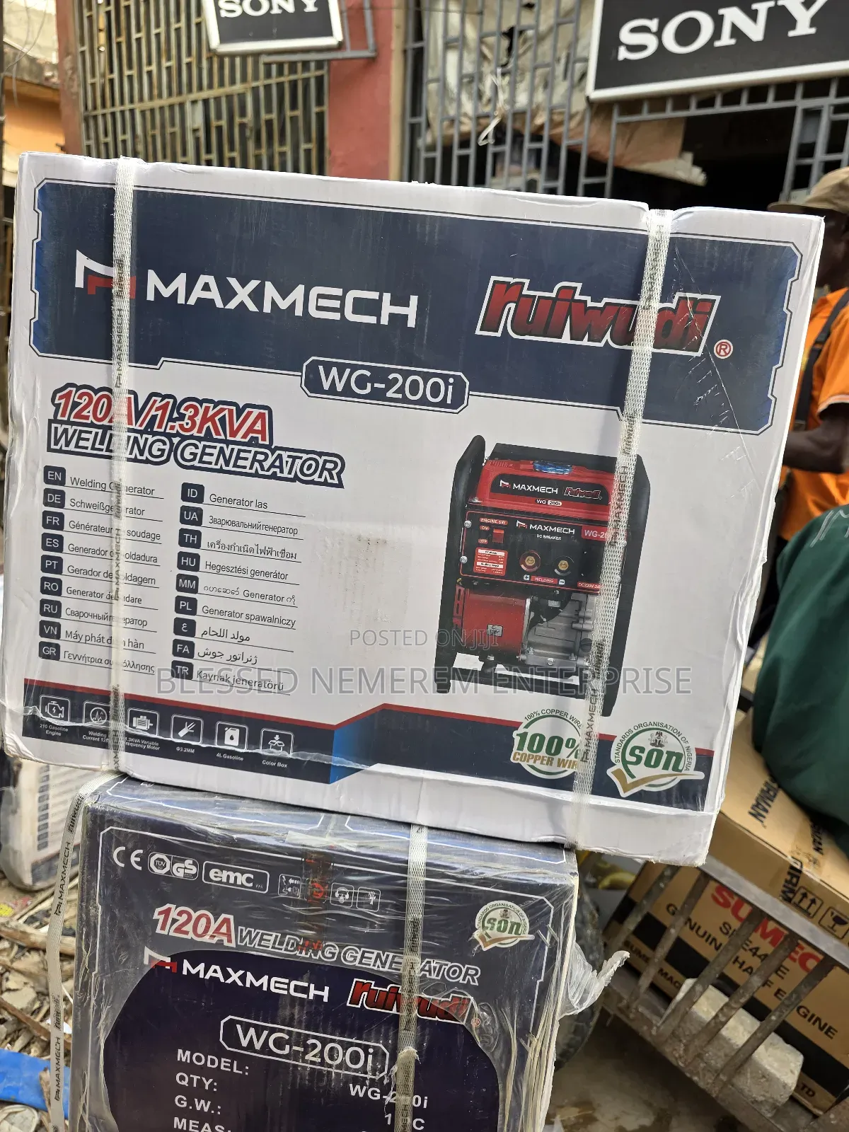 I Deal on Maxmech Welding Machine Inverter Petrol Gen Wg-200i(120a)