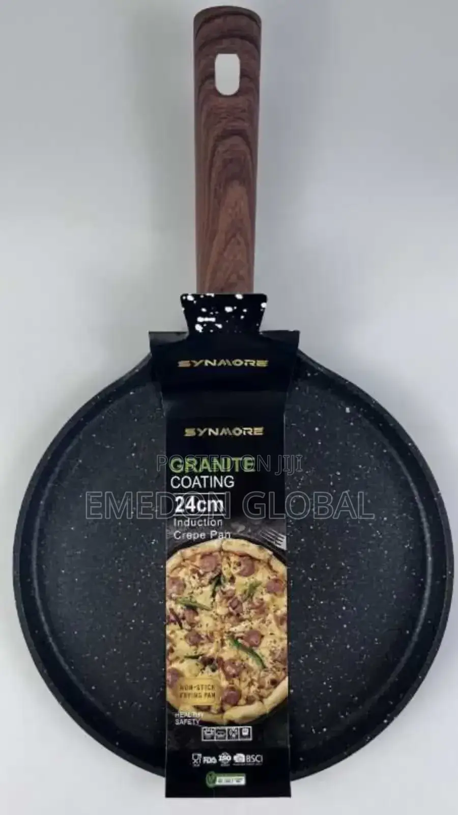 Quality 24cm Granite Crepe Pan With Induction Bottom