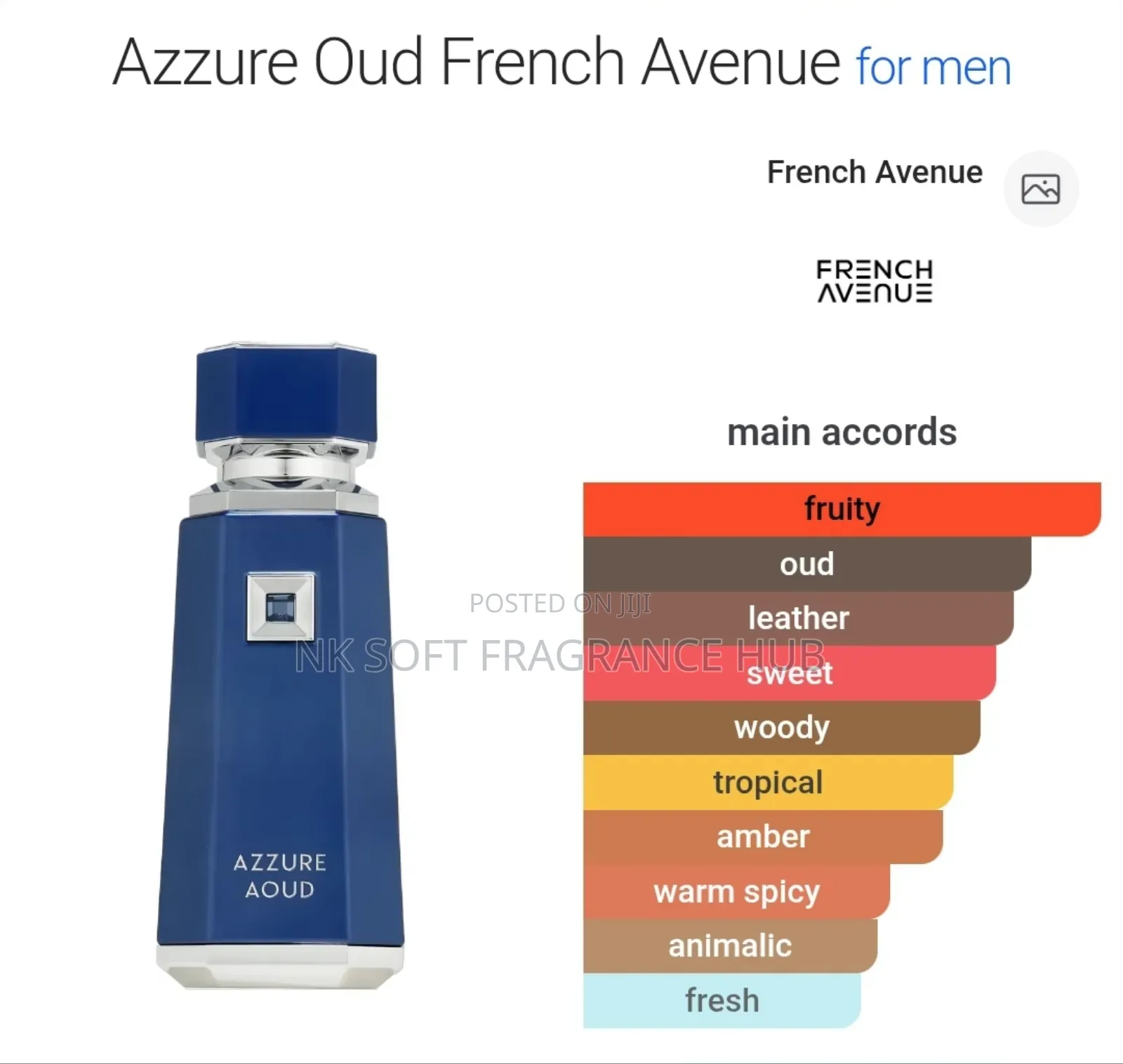 Azzure Aoud Edp 100ml by French Avenue