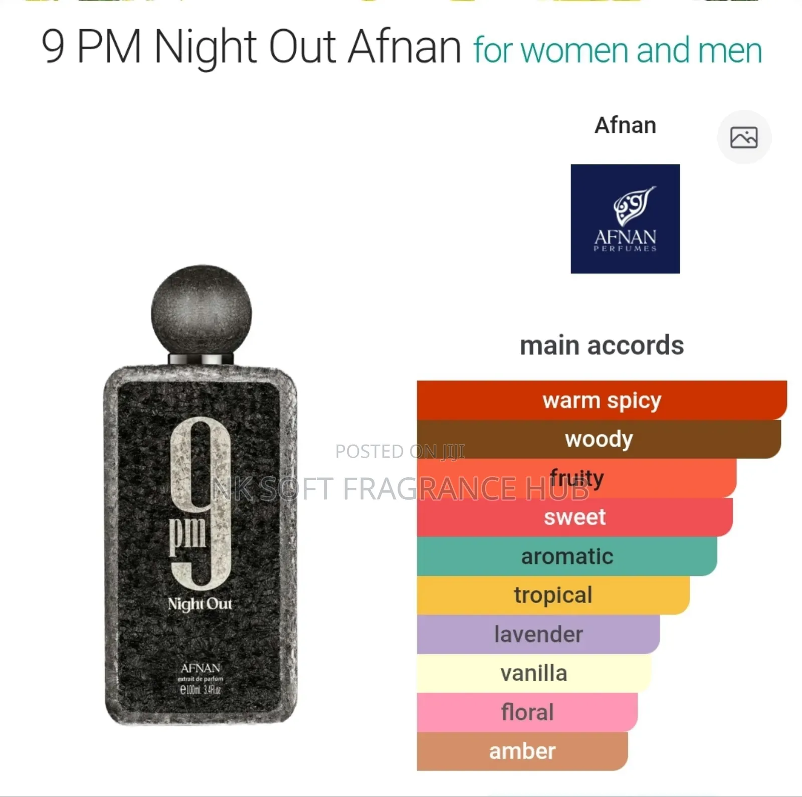 9pm Night Out Extrait De Parfum 100ml by Afnan