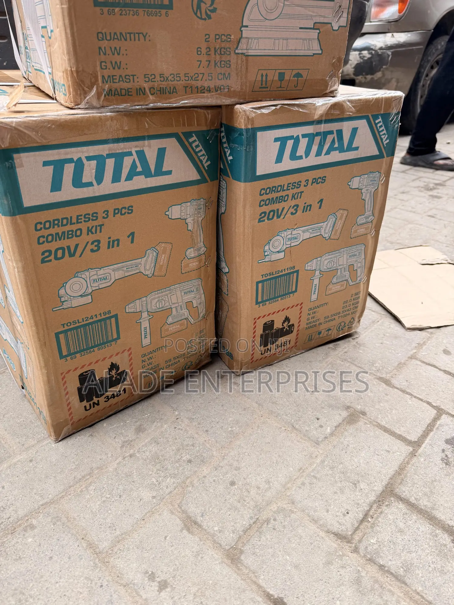 Total 3in1 Combo Rotary Hammer Kit
