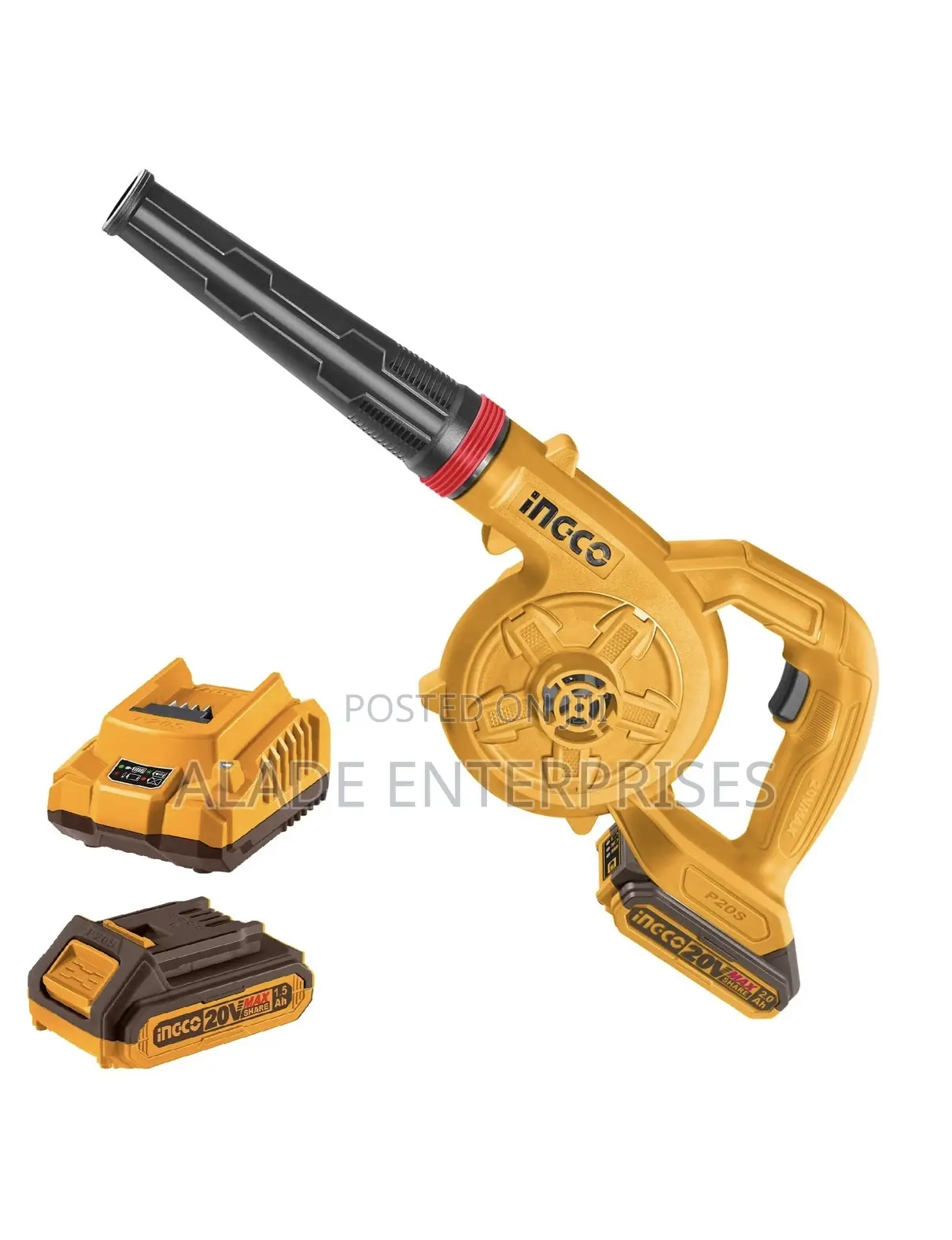 Ingco 20v Cordless Air Blower With Battery and Charger