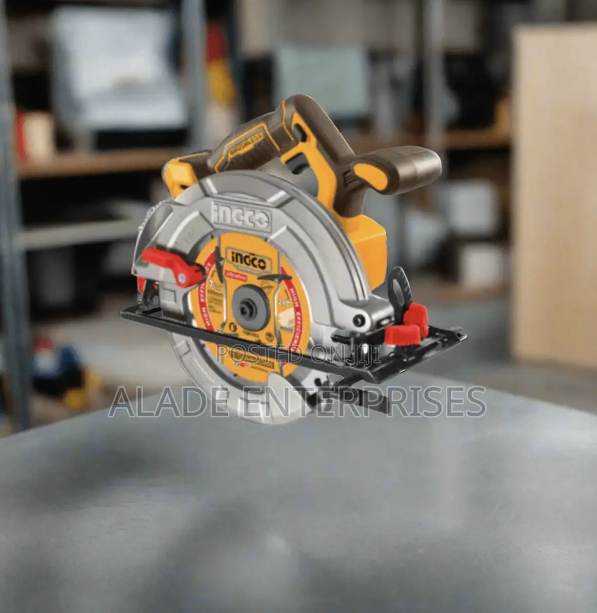 Ingco 20v Cordless Lithium-ion Circular Saw With Brushless Motor