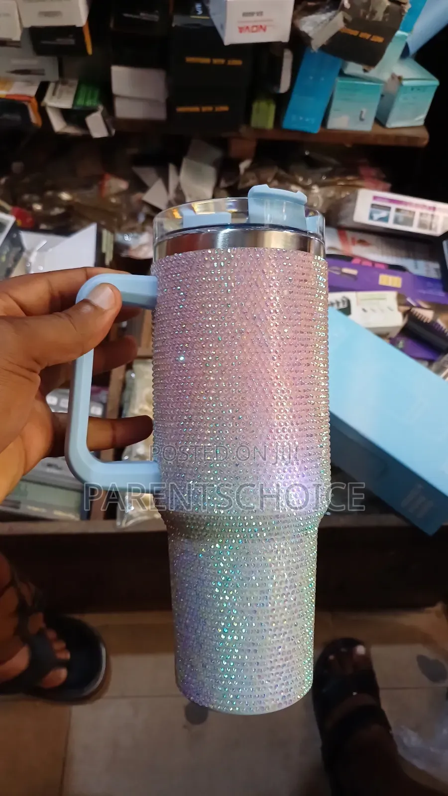 40 Oz Limited Edition Tumbler Lilac Bling Hydrapeak Sparkle