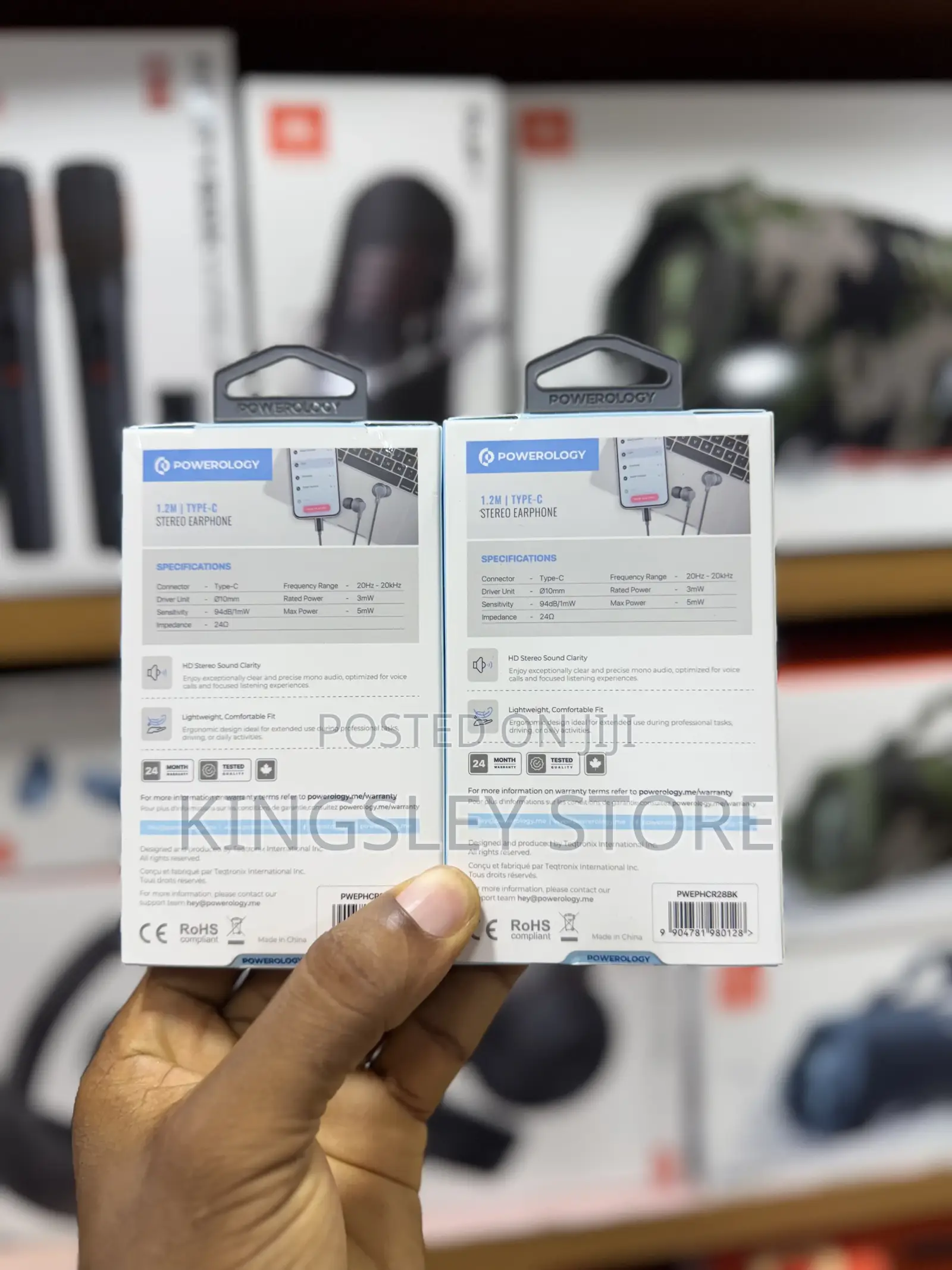 Powerology Type-c In-ear Stereo Earphones