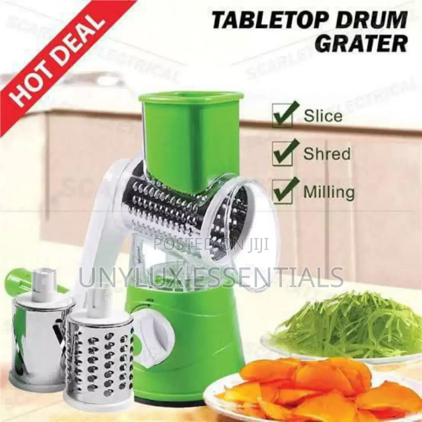 Table Top Drum Grater