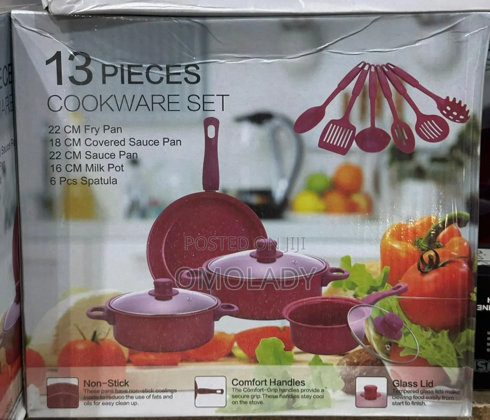 13 Pieces Cookware Set