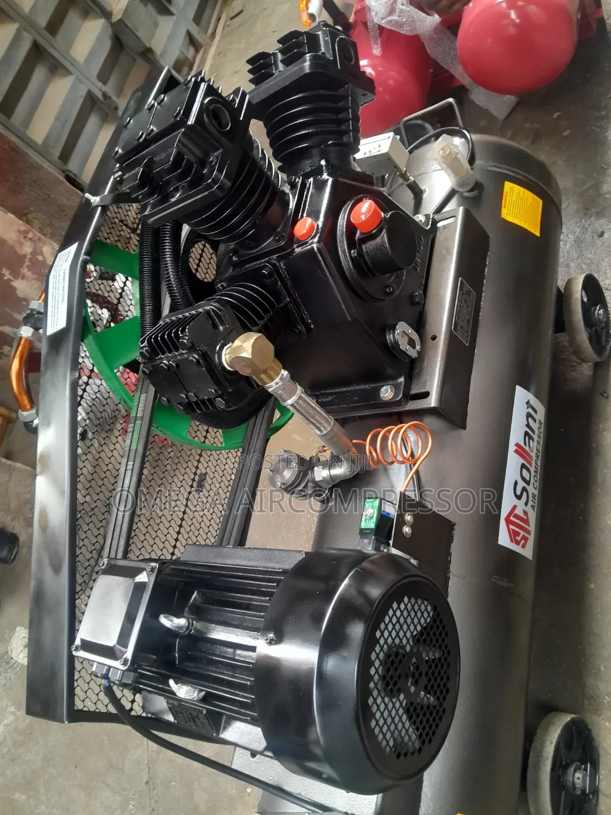 10hp Air Compressor With 300ltr Tank 30bar