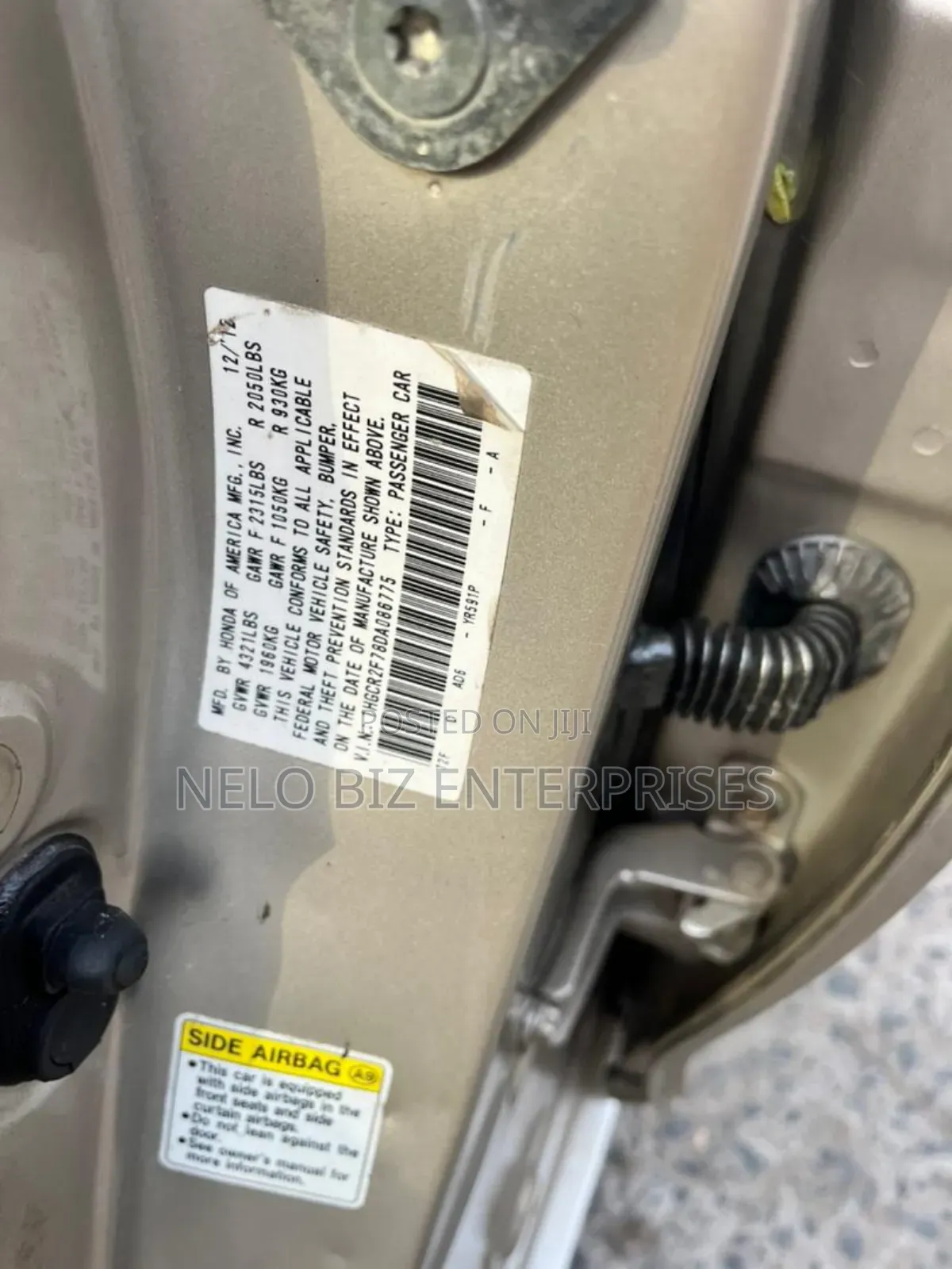 Honda Accord 2013 Gold