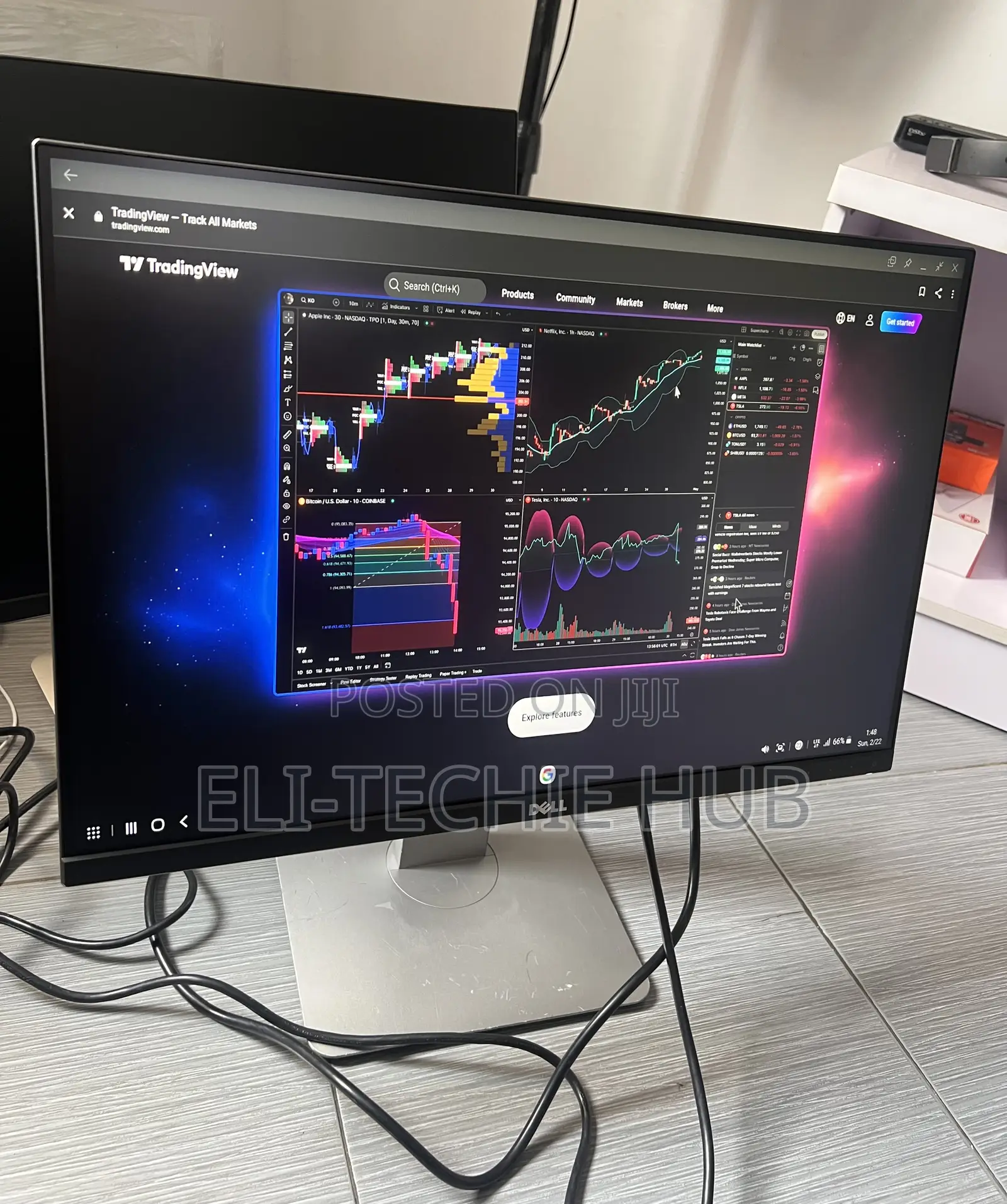 Dell 24”Inches FHD 1920 X 1200 Ips Monitor