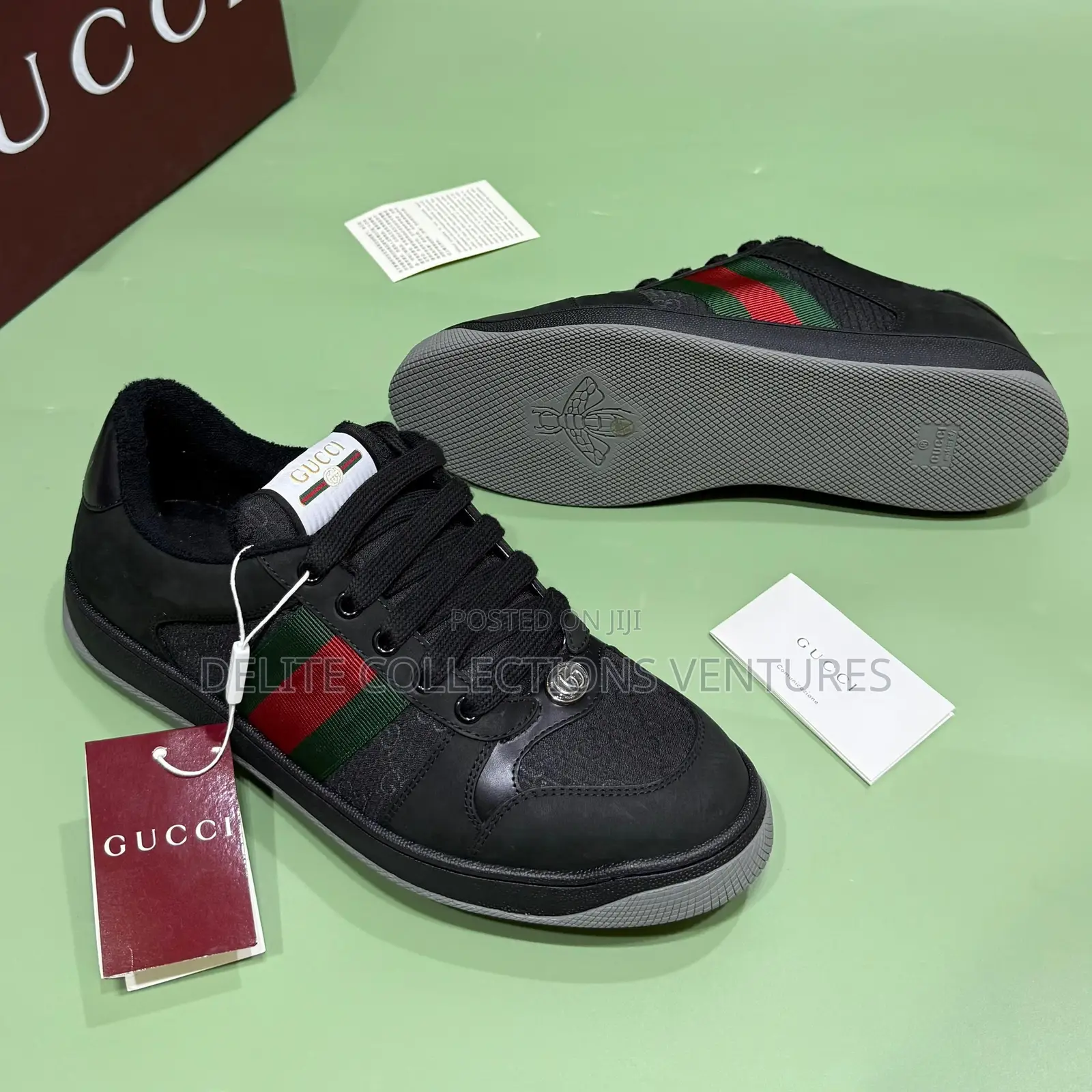 Luxury Update    *Gucci Screener Gg Signature Denim Canvas