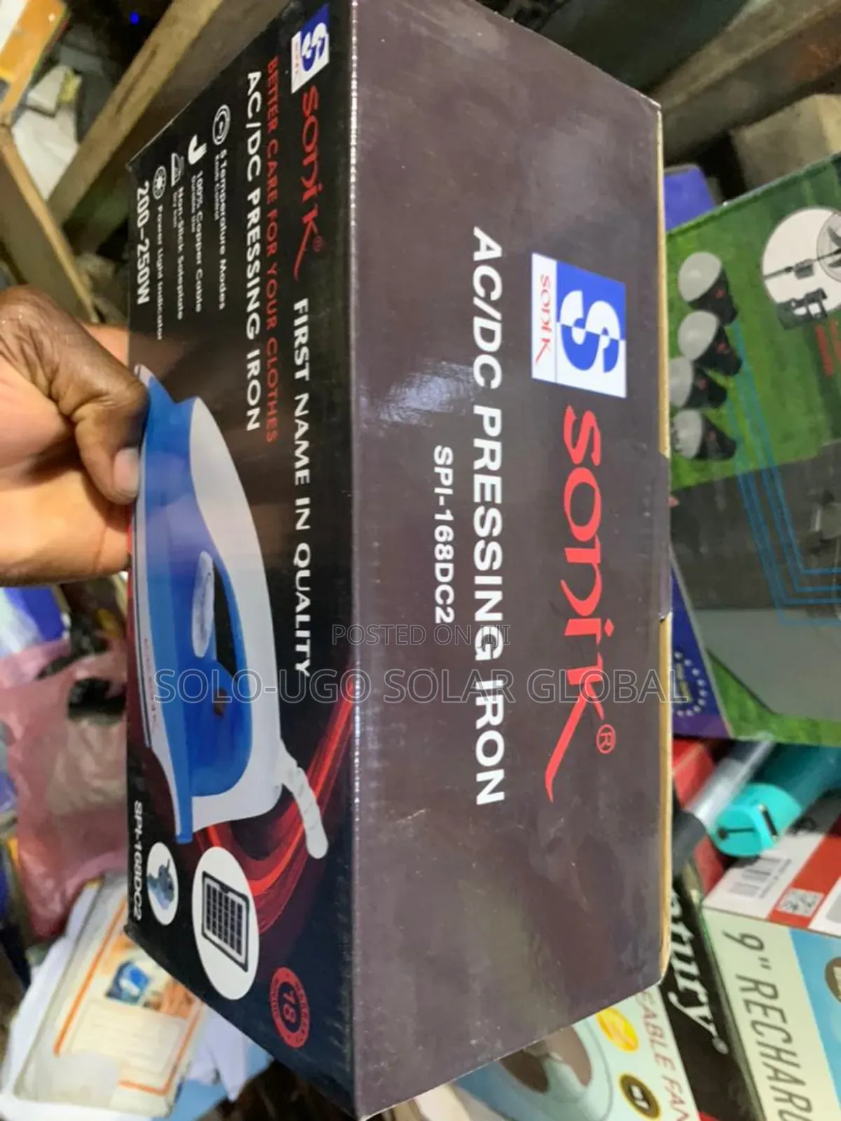 Sonik Ac/Dc Pressing Iron