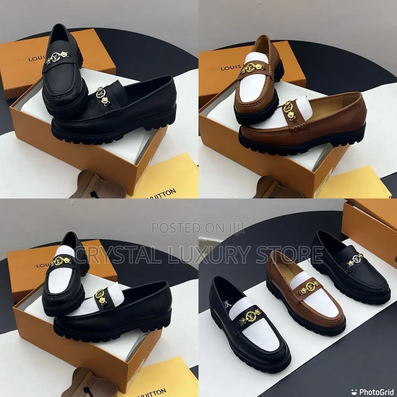 Louis Vuitton Quality Luxury Men Genuine Shoe