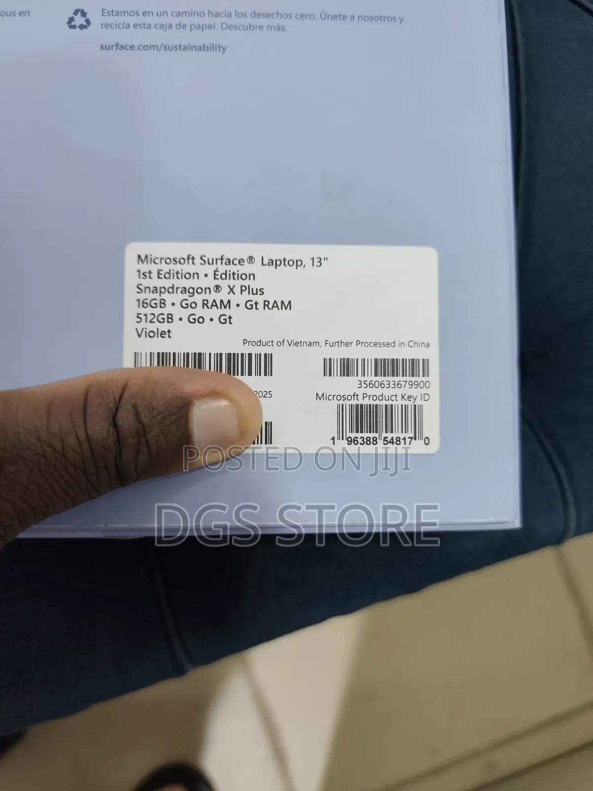 New Laptop Microsoft 16GB Qualcomm Snapdragon X Plus SSD 512GB