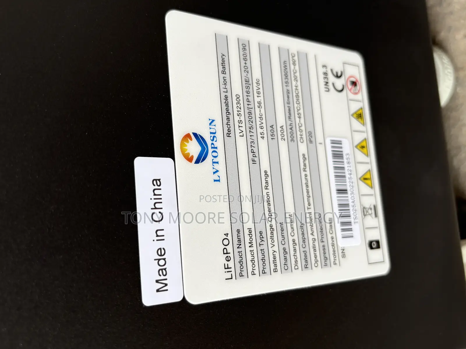 15kwh 51.2v Lvtopsun Lithium Battery