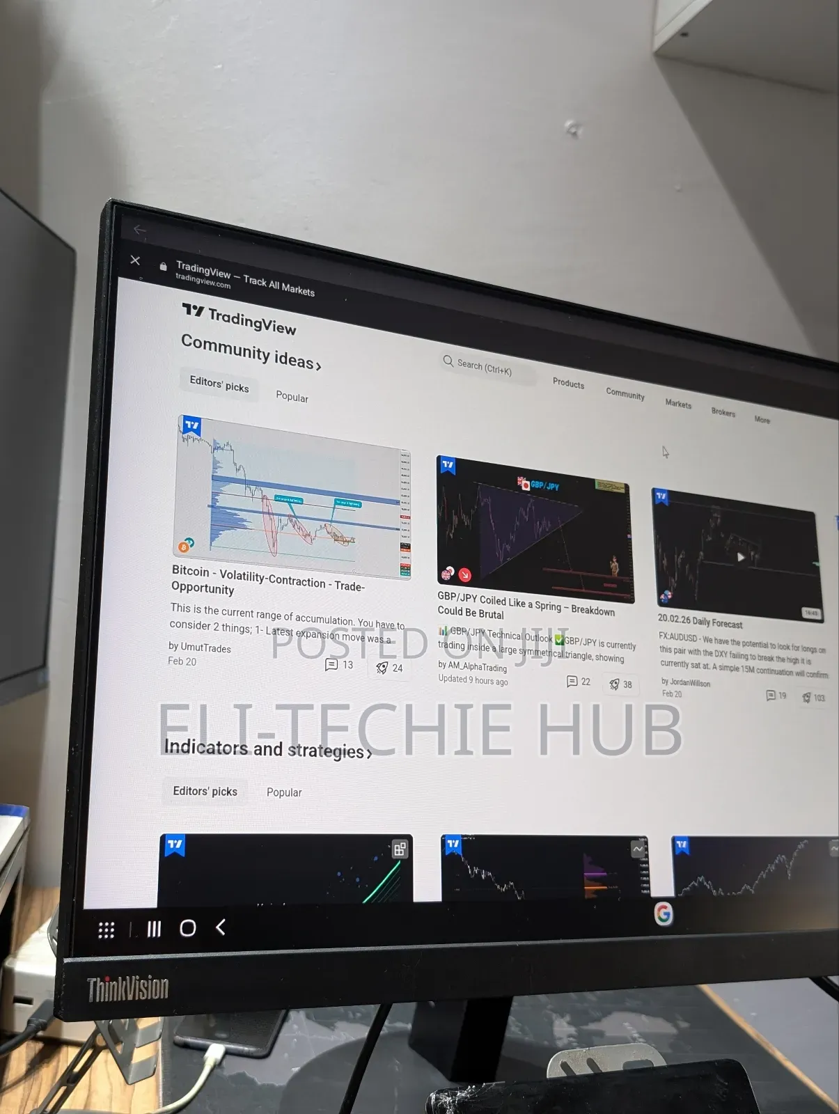 Lenovo Thinkvision 24” Usb-C QHD 2560 X 1440 75hz Ips Monitor