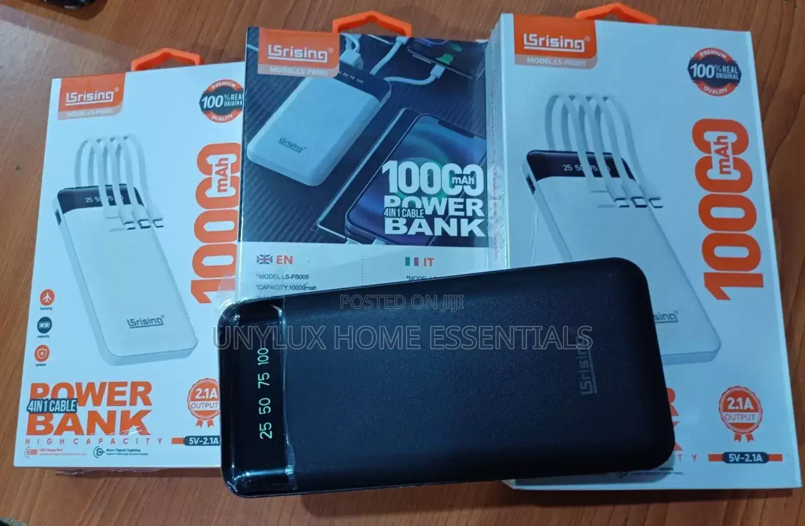 4in1 (10,000mah) Power Bank.