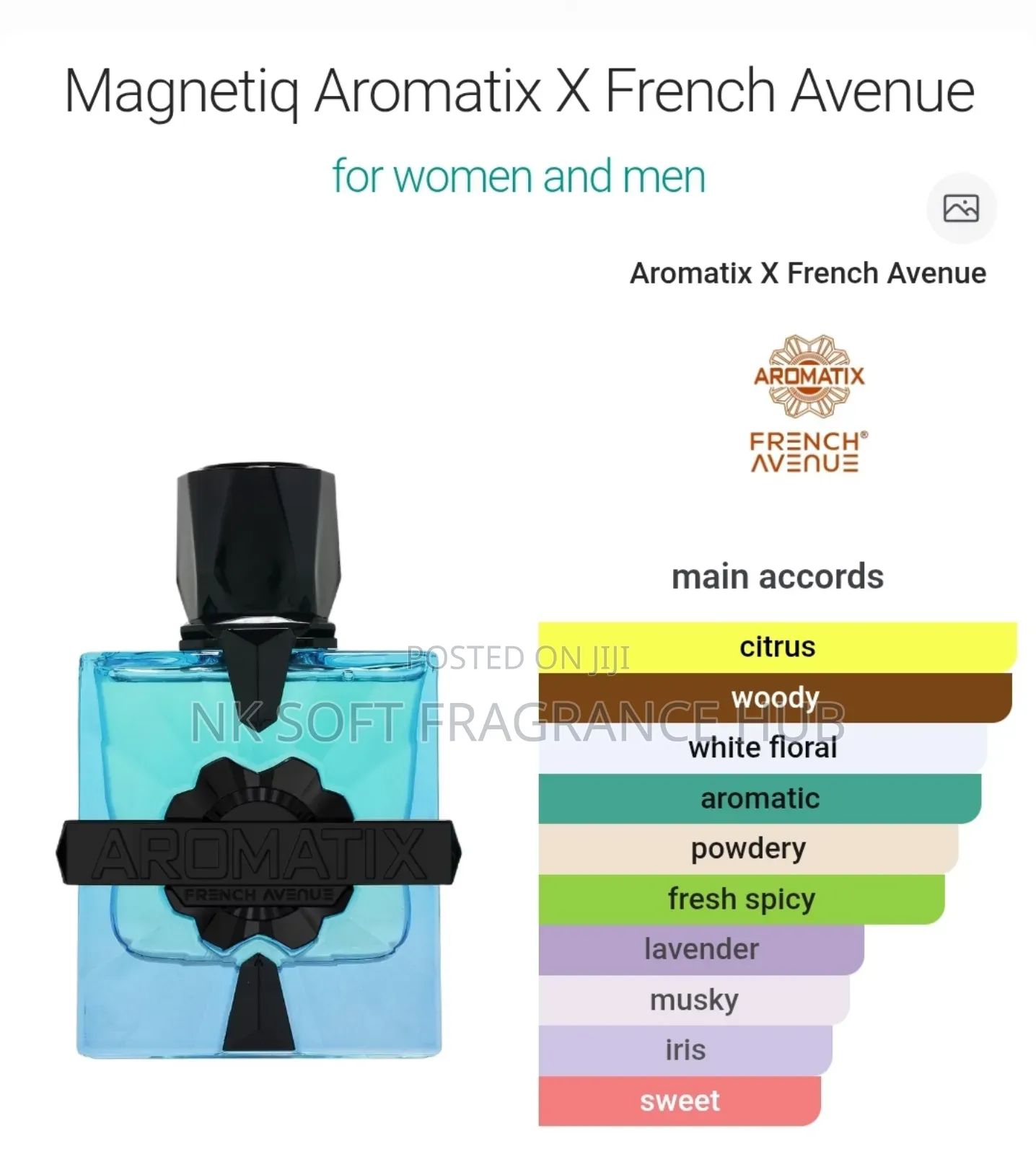 Aromatix X Magnetiq Edp 100ml by French Avenue