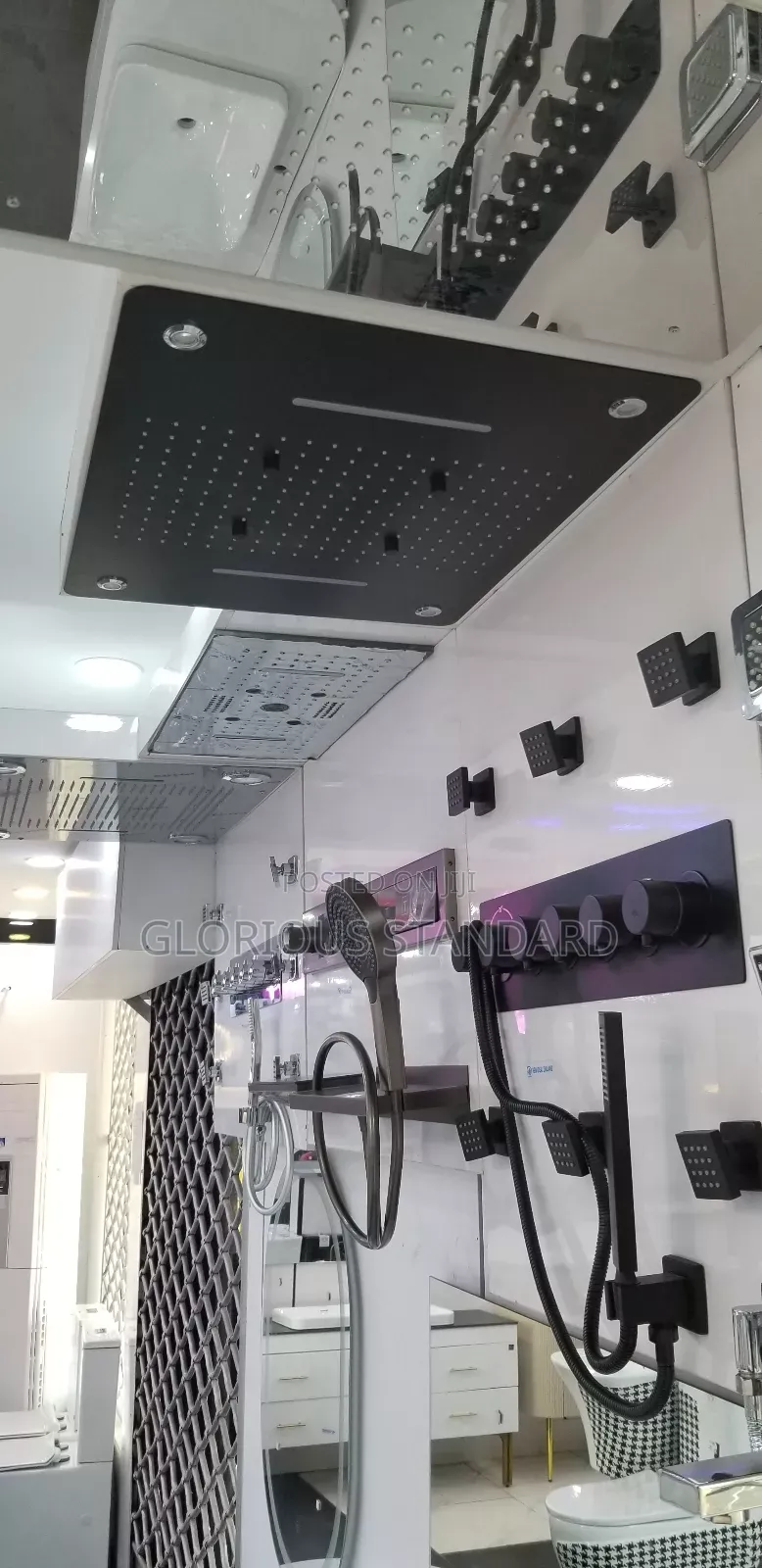 Executive Tap Ceiling Mount Shower Set. Made in England