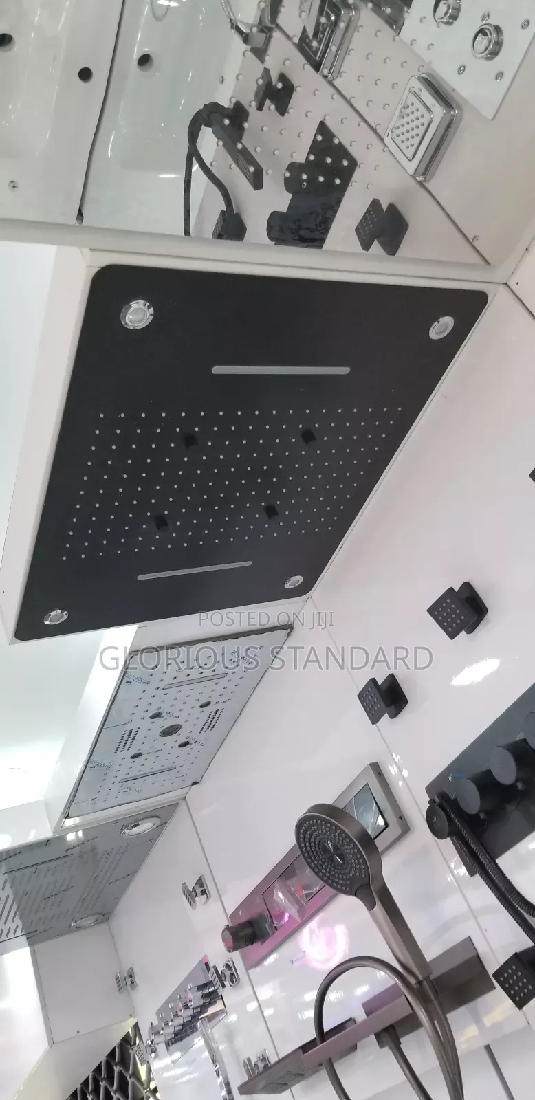 Executive Tap Ceiling Mount Shower Set. Made in England