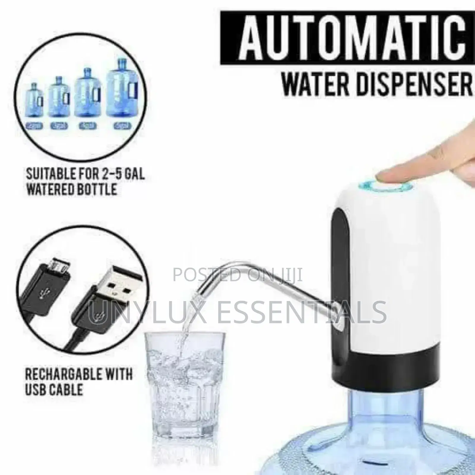 Rechargable Automatic Water Dispenser