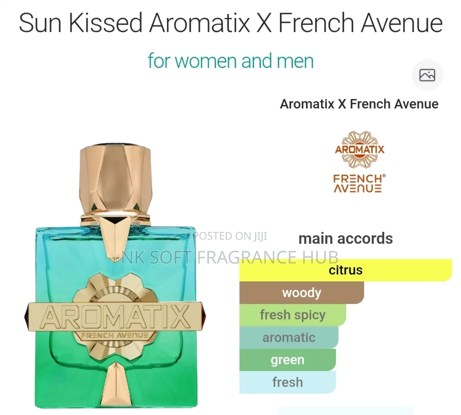 Aromatix X Sunkissed Edp 100ml by French Avenue