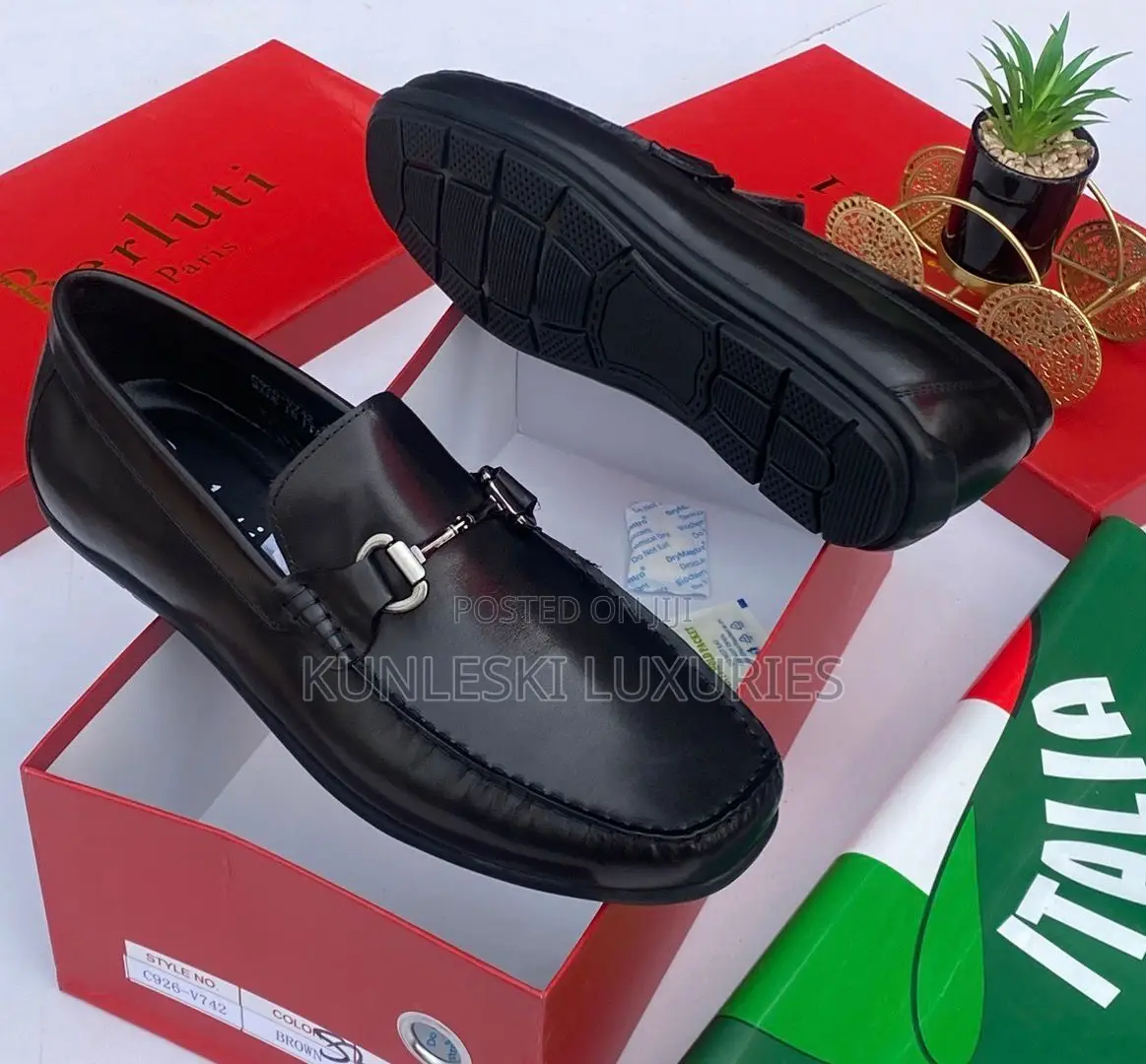 High Quality Berluti Leather Loafers Shoe