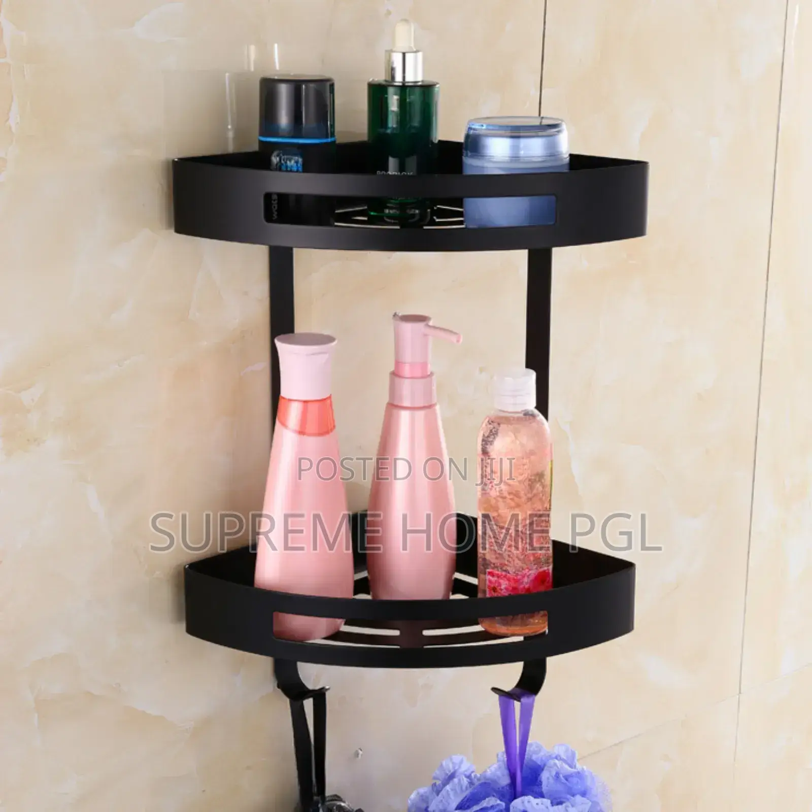 High Quality 304 Stainless Steel Bathroom Shelve Corner