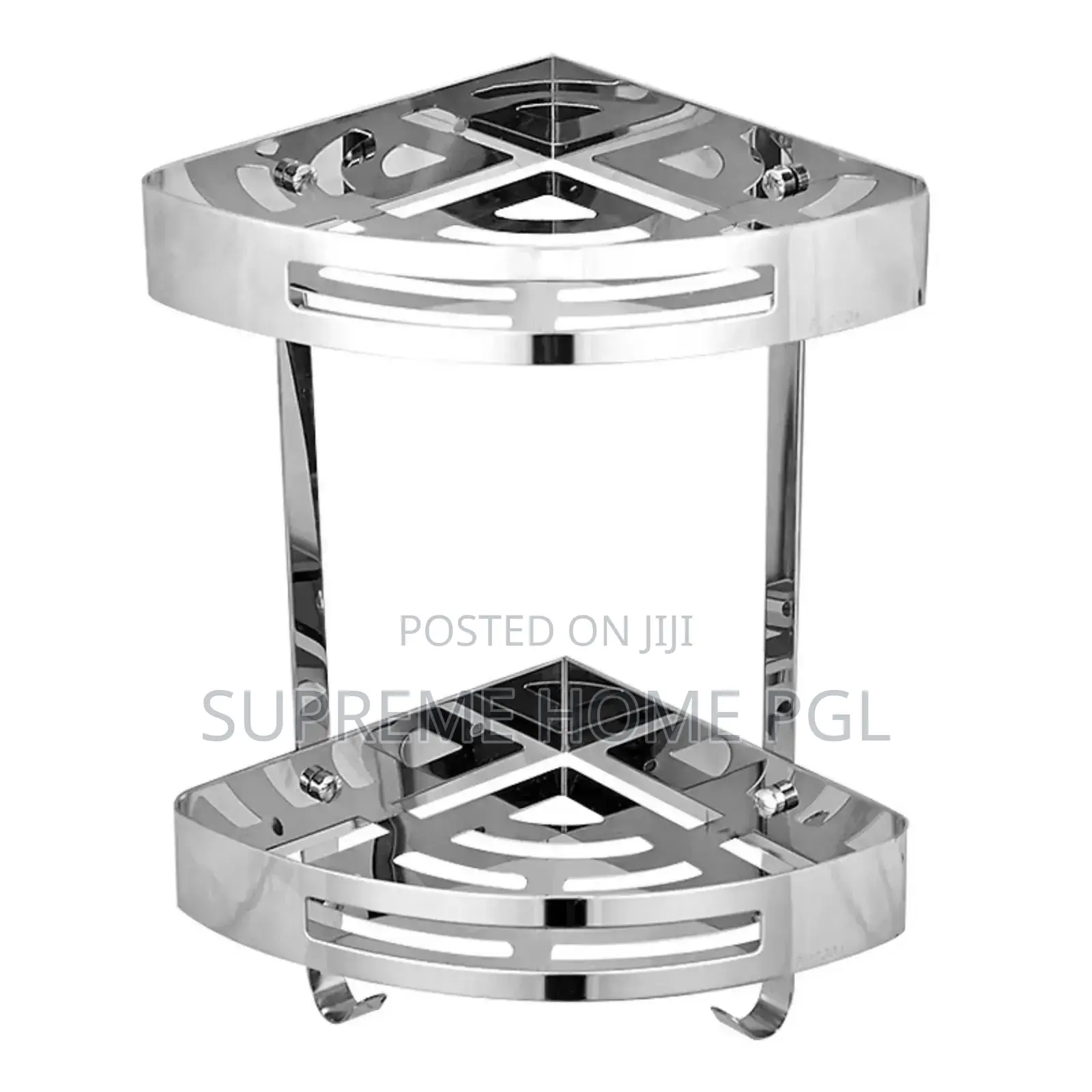 High Quality 304 Stainless Steel Bathroom Shelve Corner