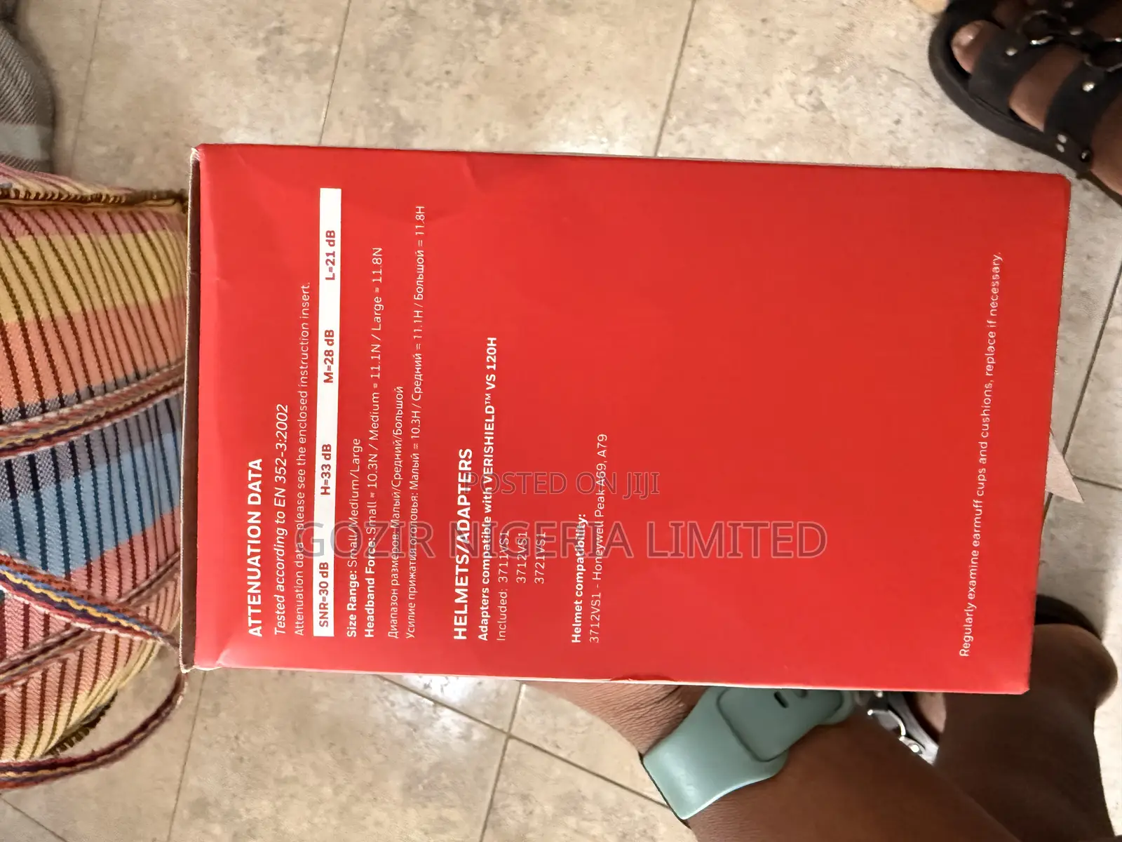 Honeywell Verishield Vs 120h Earmuff